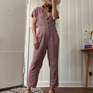 Free People linen romper